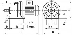 Схема редуктора 4 МП-80